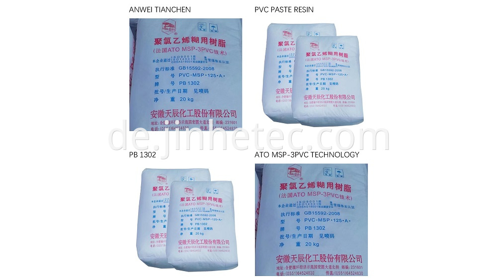 Pvc Resin Paste PB1702 PB1302 PB1156 Tianchen Brand